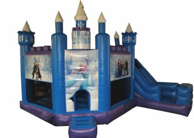 Combo inflável Disney Forzen Bouncer inflável Forzen mais slide Princess combo