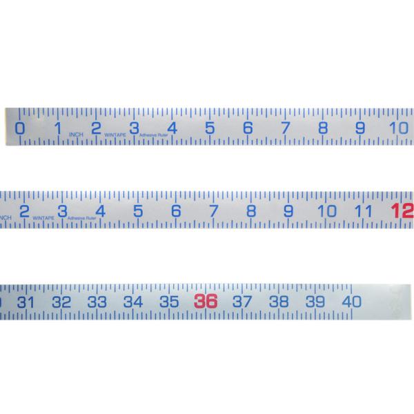 40 pulgadas Logotipo personalizado longitud impermeable vinilo de alta calidad de la regla de pescado de medida de cinta con retroadhesivo