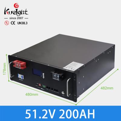 bateria solar das baterias de 51.2v 200ah Lifepo4 para a sala dos dados da rede