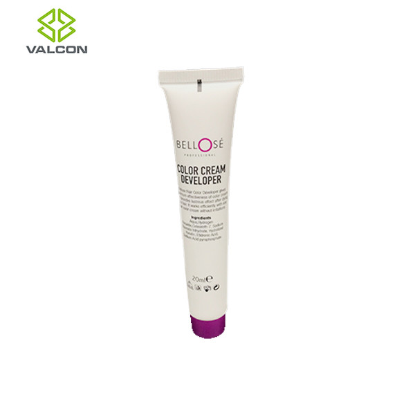 Customized Shampoo Tube Packaging UV Screw Cap Diameter 25 MM For Hair Dye