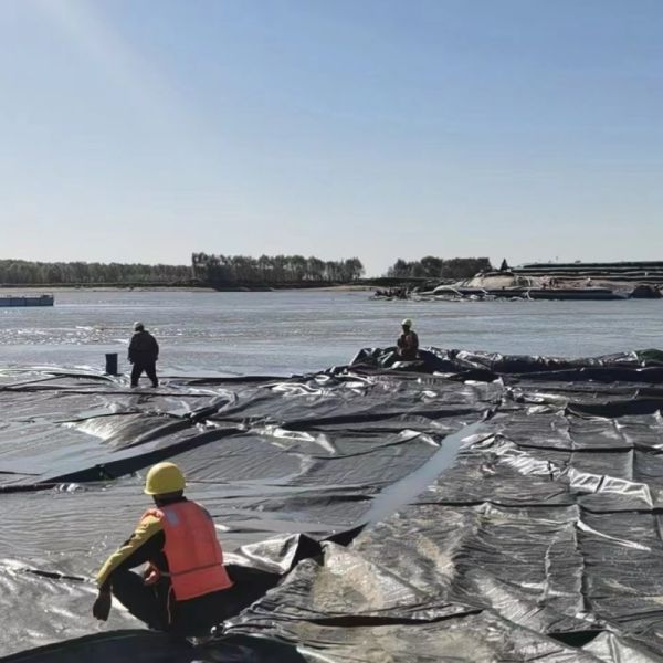 Heavy Duty PET Woven Geotextile Soil Stabilization Film Geotextile