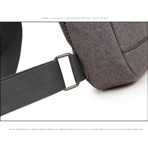 Fashion Crossbody Sling Backpack Large Capacity Sports Chest Bag For Men