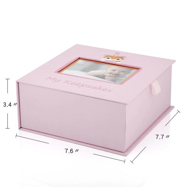 Decorative Birthday Gift Scrapbook Photo Album Baby Favor Box 196x193x86mm