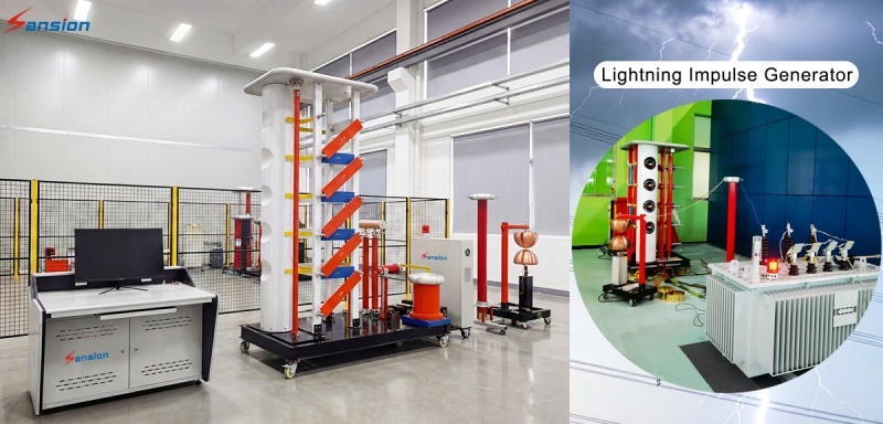 Full Wave Lightning Impulse Voltage Test Equipment , Multistage Impulse Generator 400kV