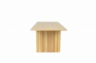 Mobiliário de mesa de jantar de madeira nórdica retangular ODM Para decoração de casa