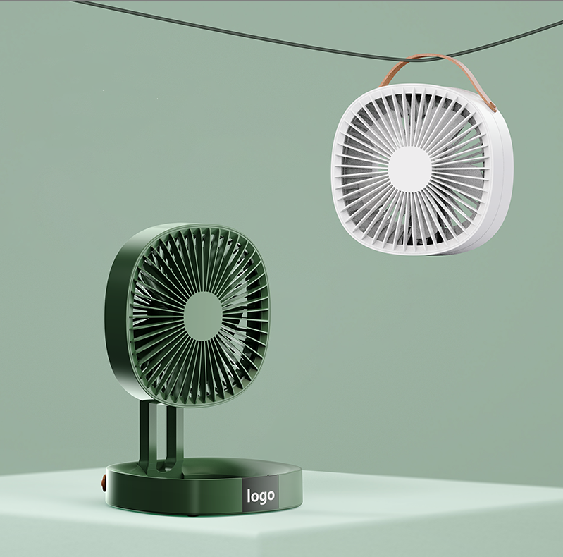 Factory Hanging Mini Rechargeable Wireless Fans Battery Cooling Electric Outdoor Portable Camping Desktop Wall Table Fan