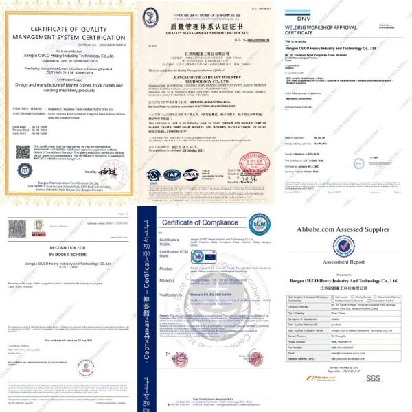 10 Ton Electric Engine Room Crane for Ship