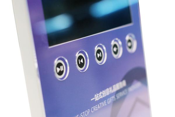 ODM Acrylic Video POS Display A4のサイズ5GB Memory CMYK Color