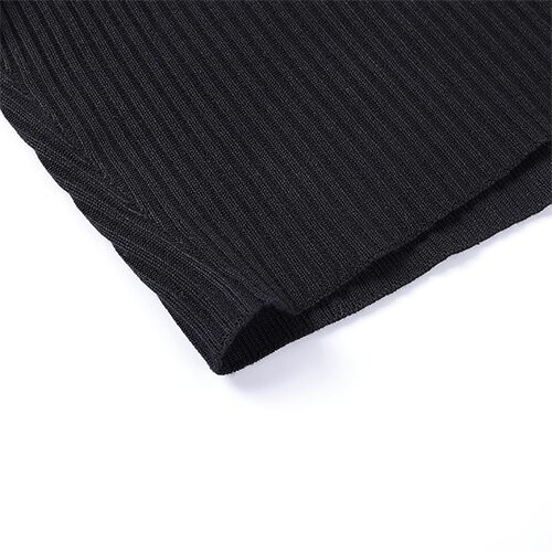 OEM maufactory Pure color street sweater farbic female slim turtlenecks long sleeve warm and base short casual wild top