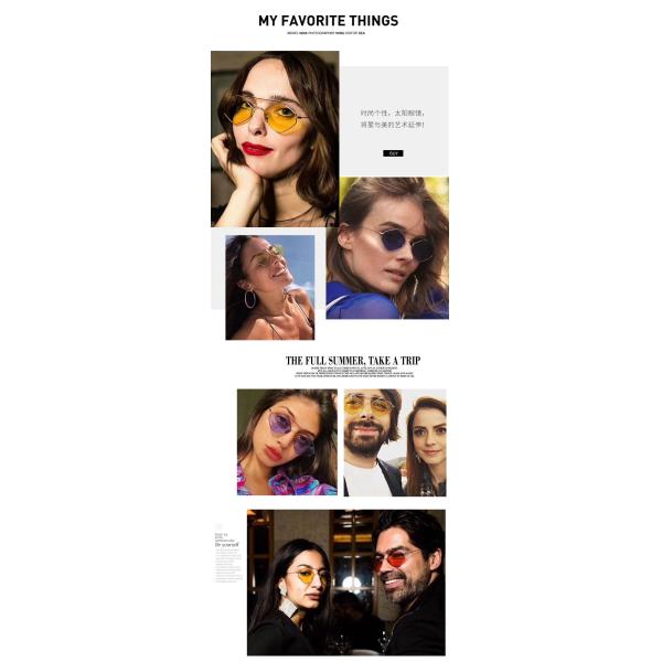 Diamond Women Men Retro Outdoor Metal Frame Sunglasses UV400