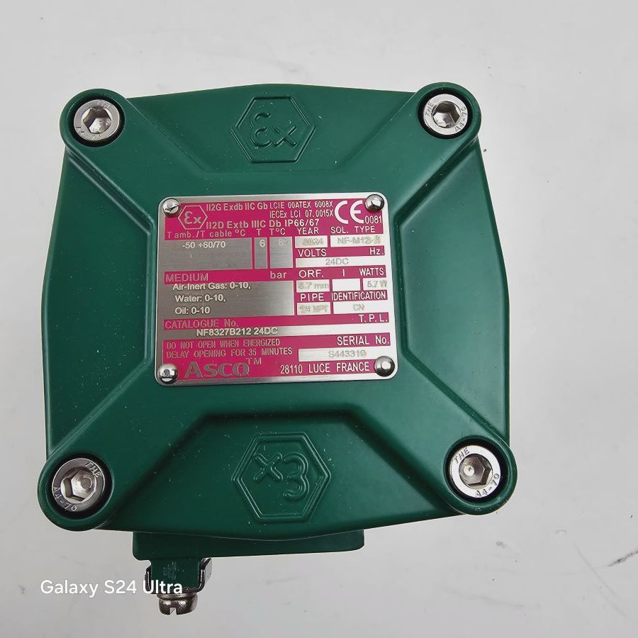 ASCO NF8327B212 24V Solenoid Valve Original and New