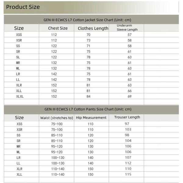 Custom Winter Military Jacket P Cotton Wind and Water Resistant Army Uniform Tactical