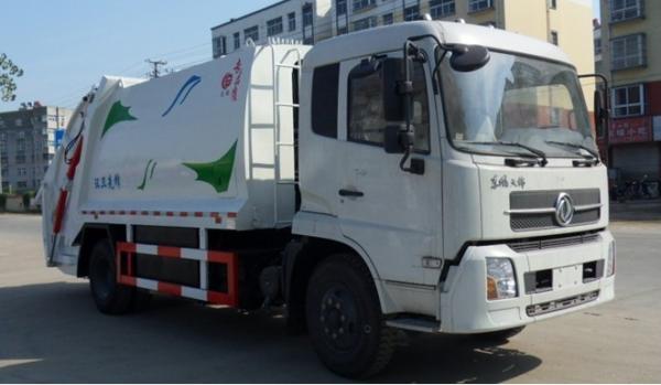 Dongfeng 6000L Compress Waste Garbage Truck, Garbage Compactor Truck, Food Waste Collection Truck
