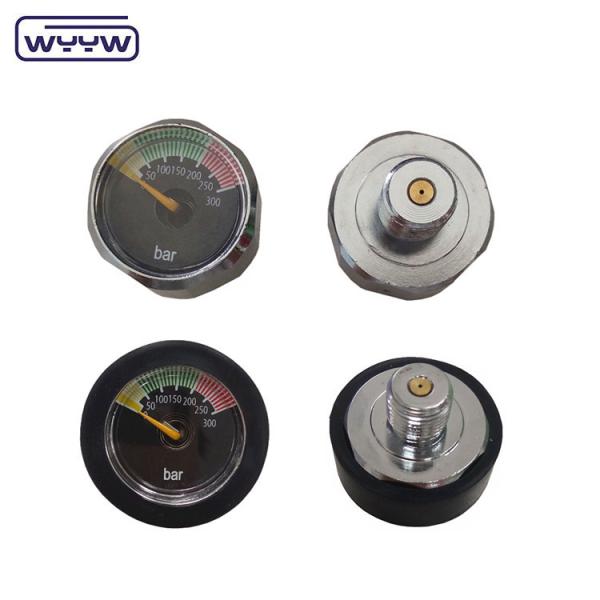 1 25mm 0-300Bar Paintball Pressure Gauge | Professional Paintball Pressure Gauge Paintball Gun Pressure Gauge 1/8 BSP 22mm Manometer