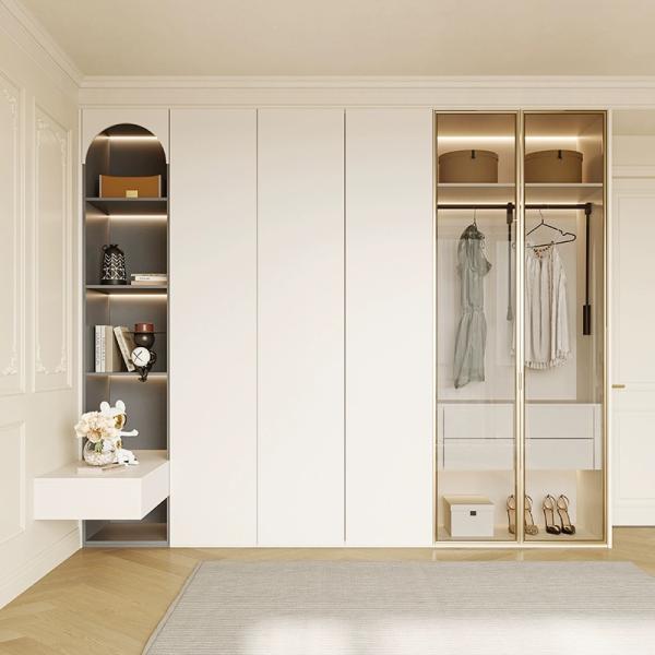 Зеркальный бархатный обтягивающий гардеробный столик Ash Wood OEM