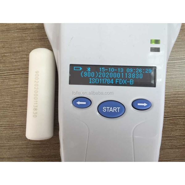 White Reticuloruminal Function Cattle Rumen Bolus Wireless Smart PH Measurements Temperature Sensor Chip ISO11784 5 FDX B