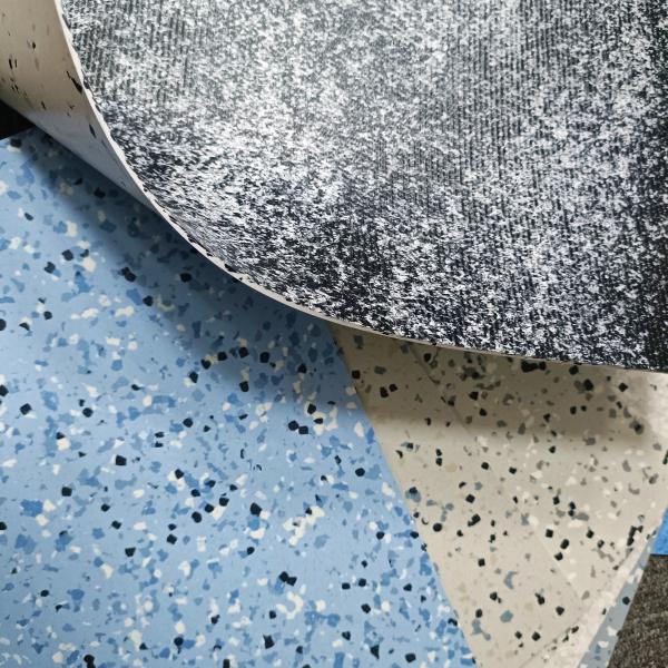 Plancher de chambre d'hôpital commercial 1,5 mm à 3,0 mm Plancher homogène en tôle