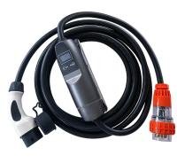 Tipo portátil do carregador Iec62196 de Evse 22kw 11kw Ev - carro da casa de 2 veículos elétricos