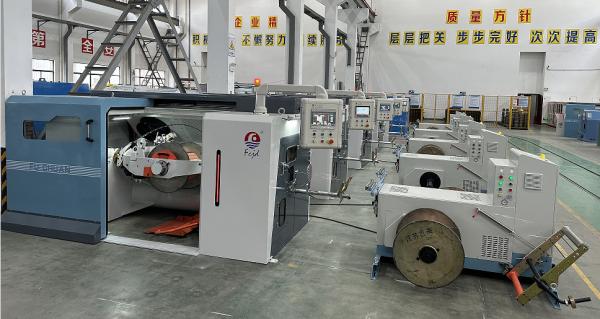 Aluminum Wire Copper Wire Double Twist Buncher Machine 380V Voltage For Smooth Operation