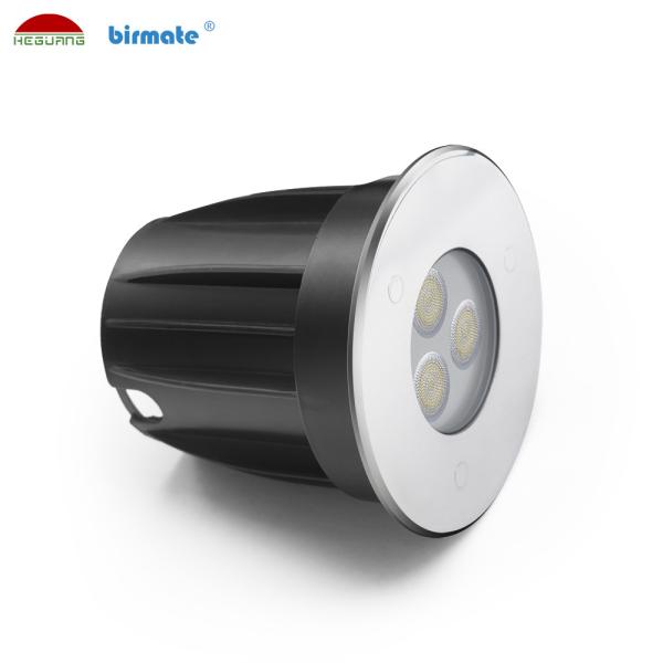 MIni Waterproof 3W  IP68 Optical Lens 6500K 280LM Underwater LED Spotlights