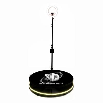 Large Revolving 360 Camera Photo Booth Aluminium Automatic With LED Light