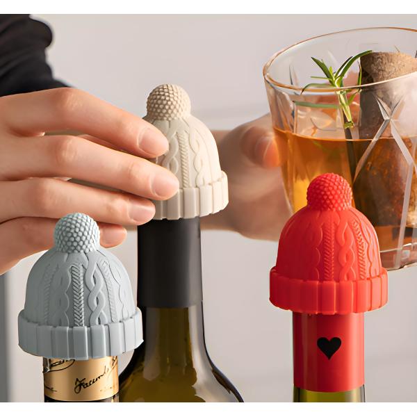 Забавный и многоразовый Силиконовый винный бутылочный крышка пивные крышки крышки бутылки уплотнитель Милые винные аксессуары Кухонные гаджеты