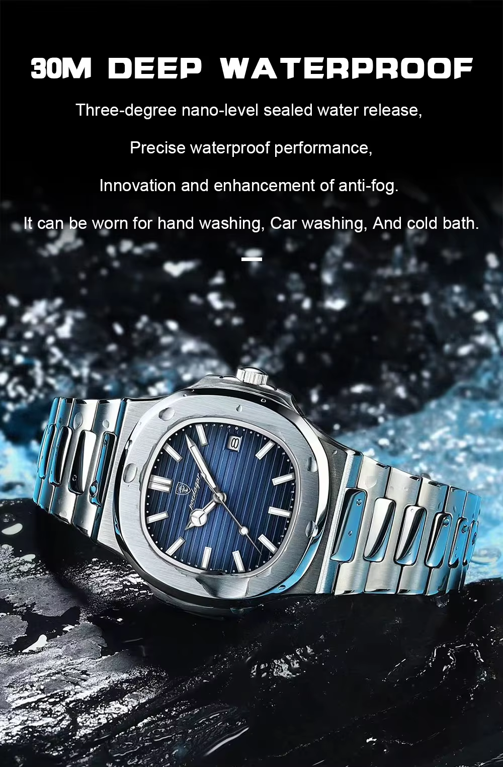 SHX Nautilus-style Quartz Watch