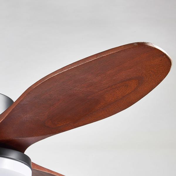 Plywood Blade Vintage Electric 20w Ceiling Fan 52 Inch With Light Decoration For Home