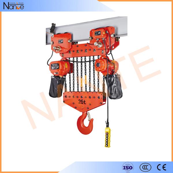 Light Weight 2 Ton / 5 Ton Electric Hoist Trolley With Safety Hook