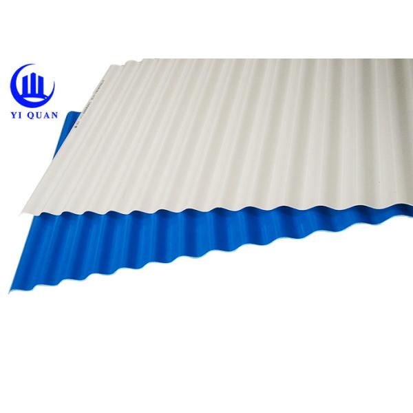 1.5mm Thickness PVC Roofing Tiles Weather Resistance Environmental Roof Sheets