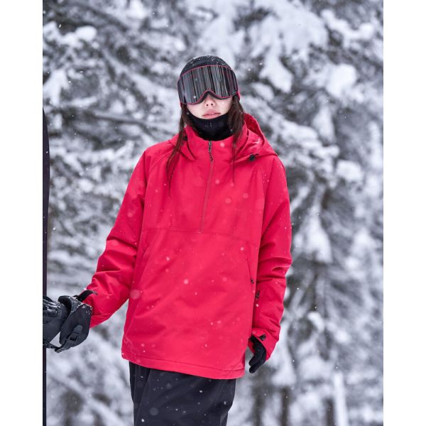 Custom OEM Couple 3L Waterproof Snowboard Ski Jacket Winter Warm Ski Sweatshirt