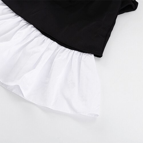 OEM maufactory Autumn Polyester And Winter Long Sleeve Puff Skirt