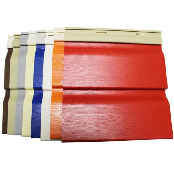 light steel house exterior hanging board Customized Colored PVC Waterproof cladding exterior wall vinyl siding
