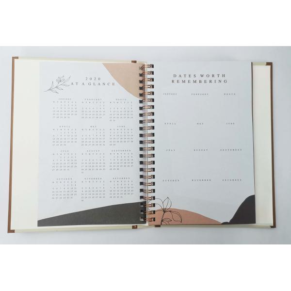 Дневник в жесткой обложке блокнот Печать Академический A5 Checklist еженедельного планировщика