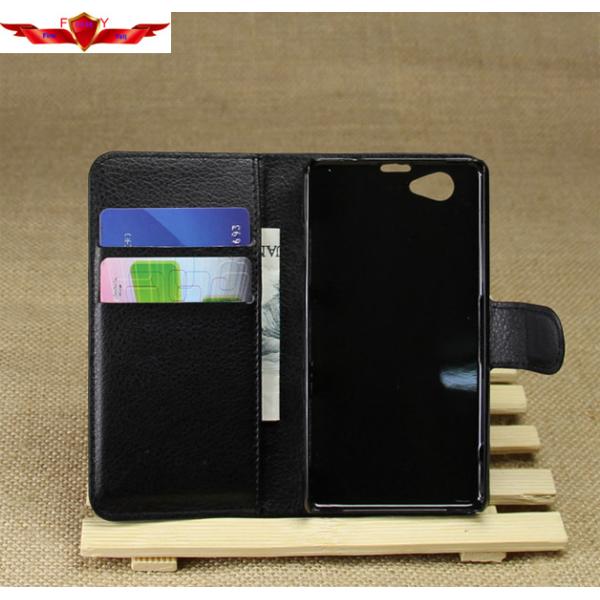 Sony Xperia Z1 Compact PU Wallet Leather Cases With Card Holder Multi Colors