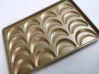 Aluminum Steel 16 Links Croissant Hot Dog Bread Mold Economical