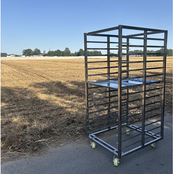 12 15 30 Layers Commercial Bread Rack 430SS Bakery Tray Rack Trolley