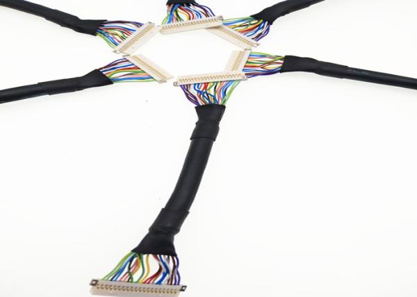 Conjunto de cabo do conector LVDS de  DF19, 20 extensão Cablefor do Pin LVDS para o portátil
