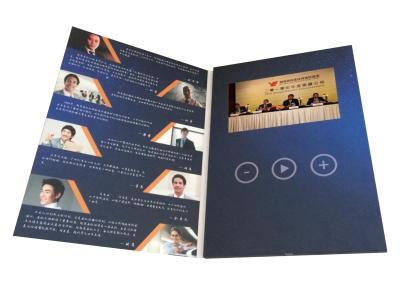 5 pouces portrait taille A5 écran LCD vidéo brochure publicitaire livre vidéo pour la promotion immobilière PVC050