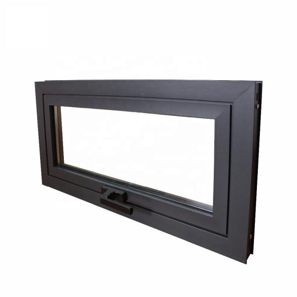 Grade Iron Window Grill Design in Awning Style with Aluminum Alloy Frame Material