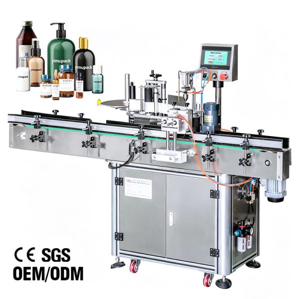 60pcs/Min Bottle Round Bottle Bag Labeling Machine For Glass Plastic Cup Commercial