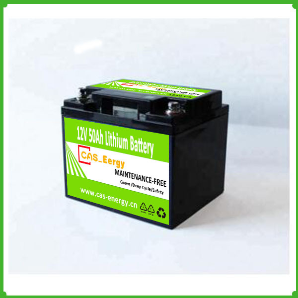 Long life lifepo4 lithium battery 12v 50ah li-ion battery for solar light
