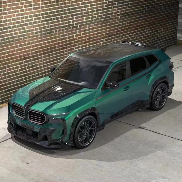 XM BMW Body Kit MSY Style Carbon Fiber Front Bumper Air Spoiler Hood Widebody Kit