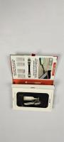 Electronic Product Cable Rigid Packaging Box Magnet Flip Cover with Ribbon Handle