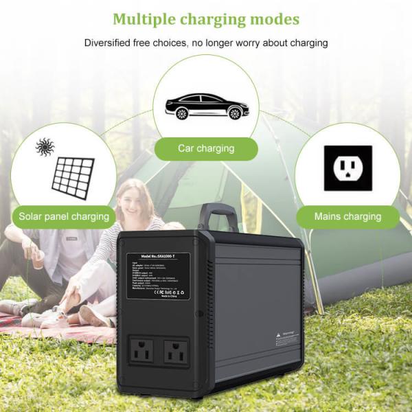 2000W 240v Portable Solar Power Generator Solar Panel Power Station