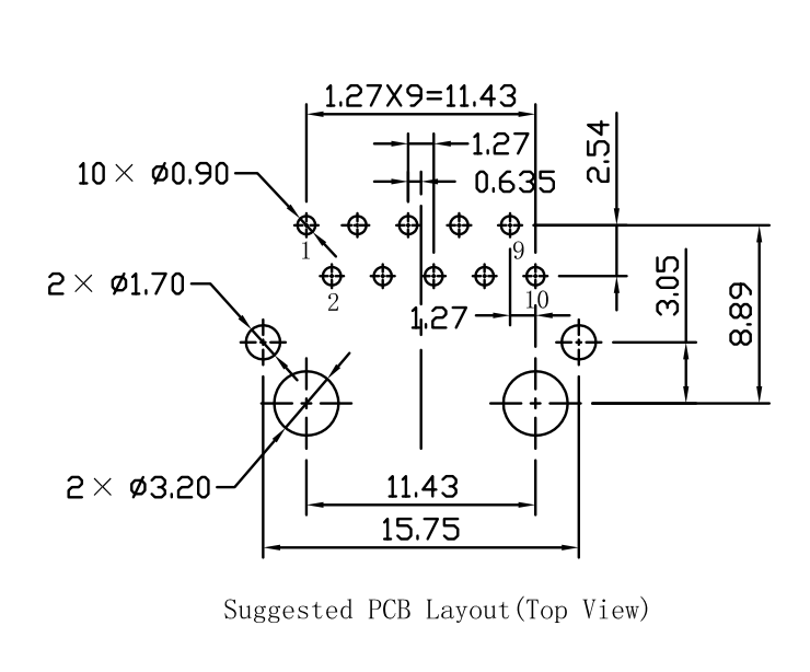 LPJ4284CNL PoE RJ45 Connector with 10/100Base-T Magnetics