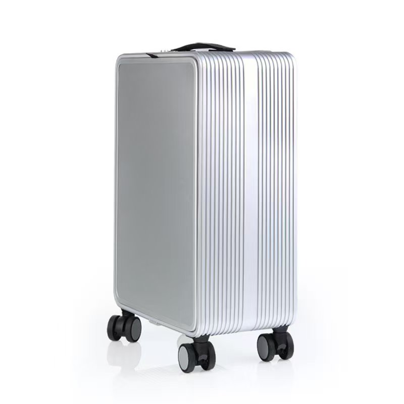 Unique Features Aluminum Luxury  Luggage Front Open Carts Large Carry-ons Cabin Trolley Suitcase Luggage