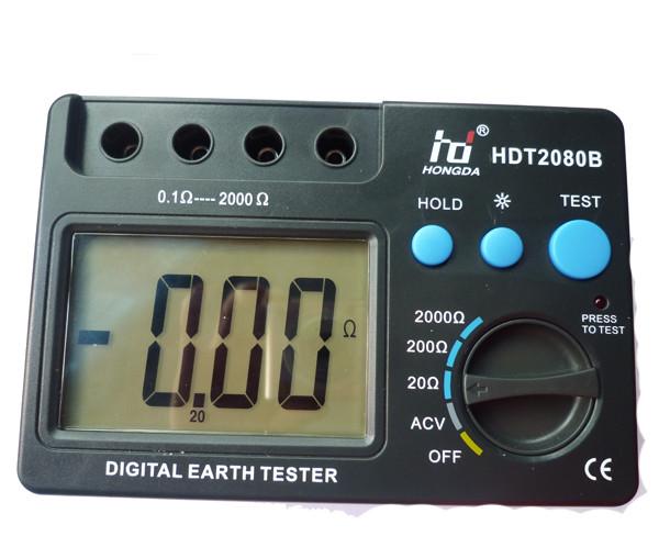 Manual range earth resistance tester Test lock earth loop impedance tester