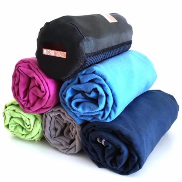 Toalha feita sob encomenda por atacado dos esportes de Microfiber com Logo And Bag