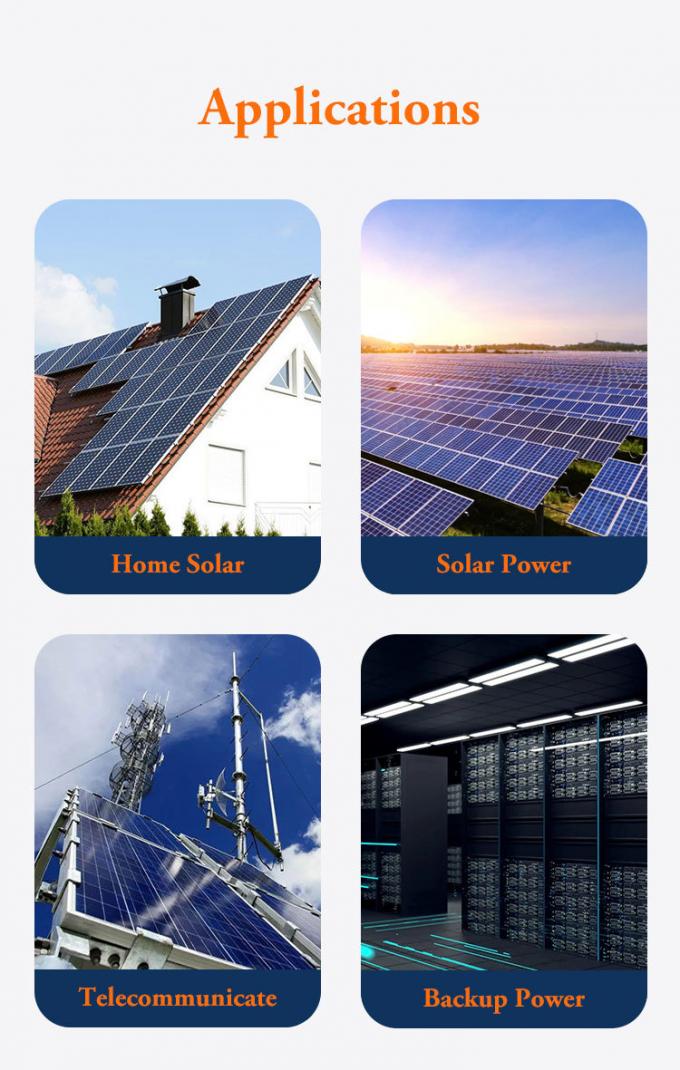 10KWH Battery Wall Mounted Lithium Battery Pack BMS LiFePO4 RS485 CAN RS232 IP21
